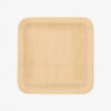 Square Disposable Bamboo Plates for Catering