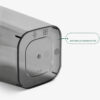 Square PP Drink Cup with Straw-Slot Lid Square PP Drink Cup with Straw-Slot Lid