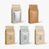 Stand Up Paper Bag with Zipper for Coffee Packaging