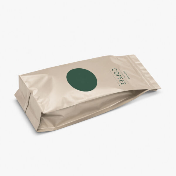 Stand Up Paper Bag with Zipper for Coffee Packaging