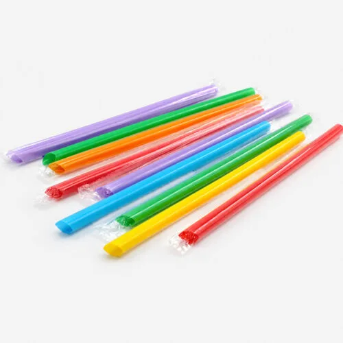 Straight Plastic Drinking Straws for Beverage Service