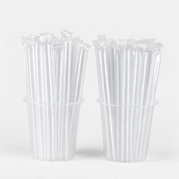 Straight Plastic Drinking Straws for Beverage Service