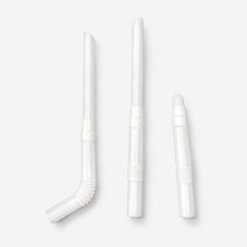 Telescopic Plastic Straws with Flexible Bend