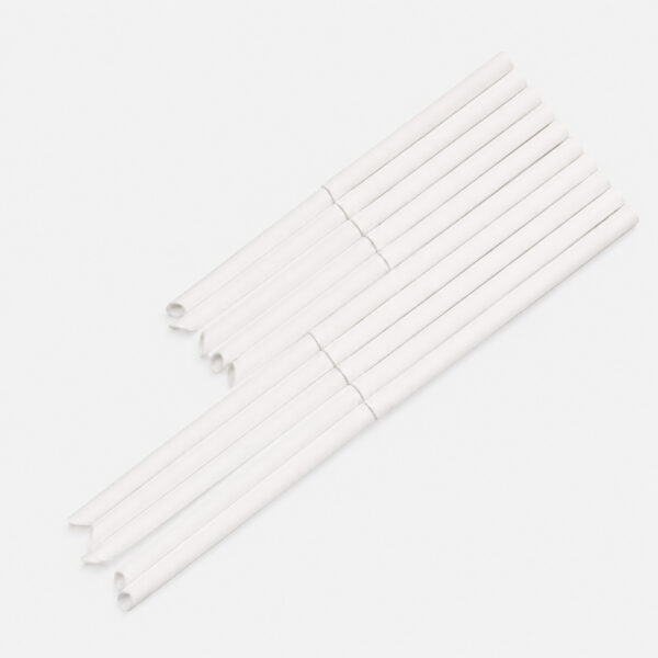 Telescopic White Paper Straws for Beverage Service Telescopic White Paper Straws for Beverage Service