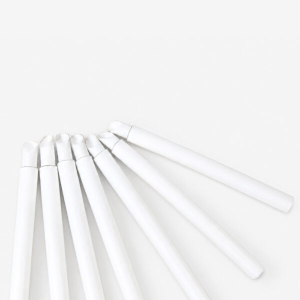 Telescopic White Paper Straws for Beverage Service Telescopic White Paper Straws for Beverage Service