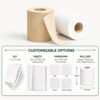Toilet Paper Rolls with Custom Embossing Options Toilet Paper Rolls with Custom Embossing Options
