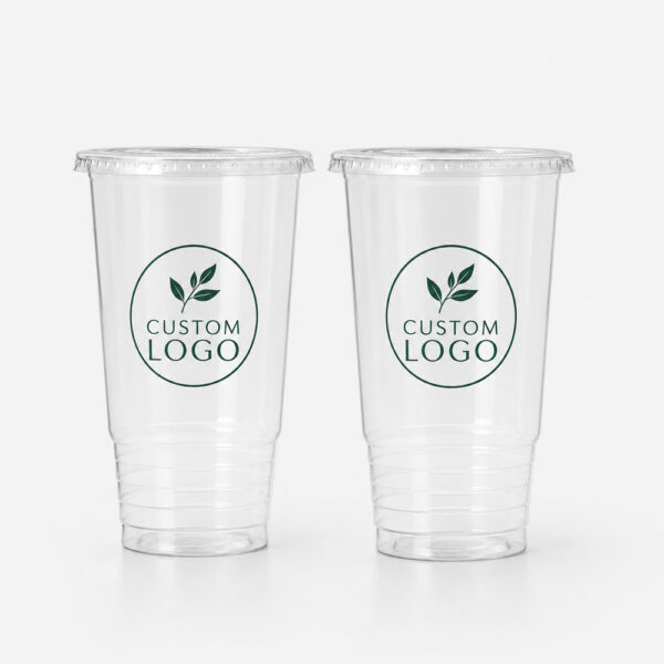 Torch Base PP Cup with Flat Lid, 32 oz