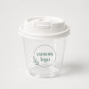 U-Shaped Clear PET Cup with Multiple Lid Options U-Shaped Clear PET Cup with Multiple Lid Options