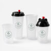 U-Shaped Frosted PP Cup for Bubble Tea Takeaway Drinks U-Shaped Frosted PP Cup for Bubble Tea Takeaway Drinks