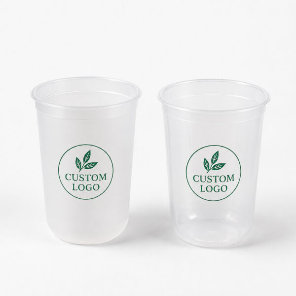 U-Shaped Frosted PP Cup for Bubble Tea Takeaway Drinks U-Shaped Frosted PP Cup for Bubble Tea Takeaway Drinks