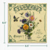 Vintage Floral Printed Paper Napkin for Catering