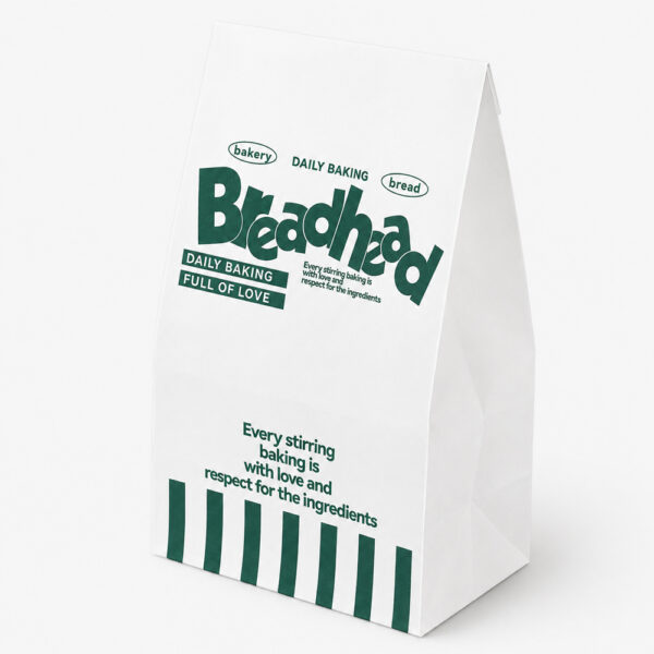 White Bakery Paper Bags for Bread and Pastry Packaging White Bakery Paper Bags for Bread and Pastry Packaging