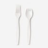 White Disposable Fork for Foodservice Use White Disposable Fork for Foodservice Use