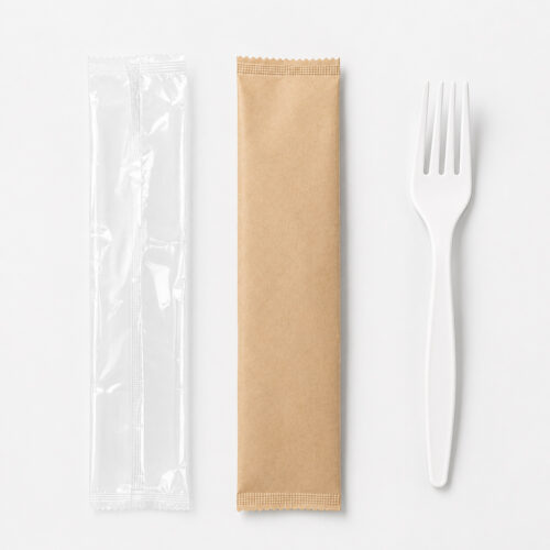 White Disposable Fork for Foodservice Use White Disposable Fork for Foodservice Use