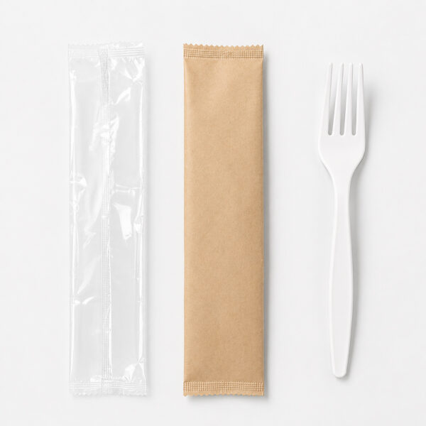 White Disposable Fork for Foodservice Use White Disposable Fork for Foodservice Use