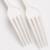 White Disposable Fork for Foodservice Use White Disposable Fork for Foodservice Use