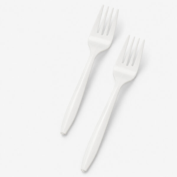 White Disposable Forks for Foodservice Catering White Disposable Forks for Foodservice Catering