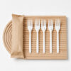 White Disposable Forks for Foodservice Takeaway White Disposable Forks for Foodservice Takeaway