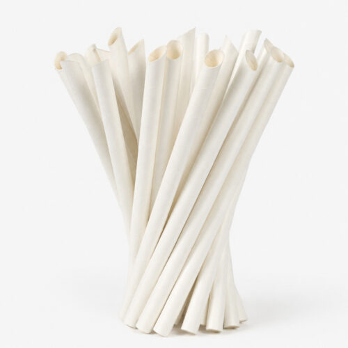 White Paper Drinking Straws for Beverage Service White Paper Drinking Straws for Beverage Service