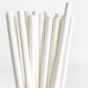White Paper Drinking Straws for Beverage Service White Paper Drinking Straws for Beverage Service