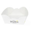 White Paper Food Tray for Takeaway Snacks