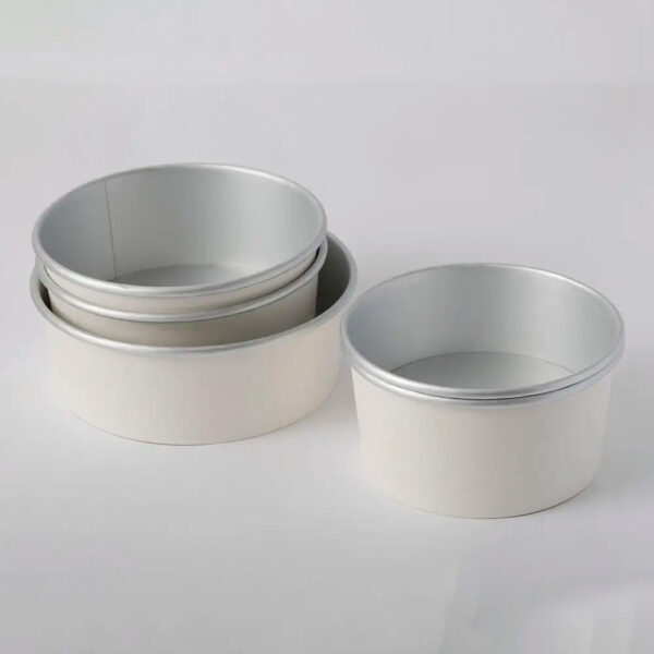 White Paperboard Bowl with Fitted Lid for Takeaway Meals