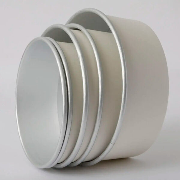 White Paperboard Bowl with Fitted Lid for Takeaway Meals