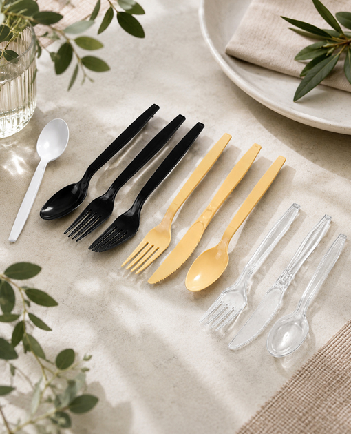 Wholesale disposable cutlery sets for restaurant chains