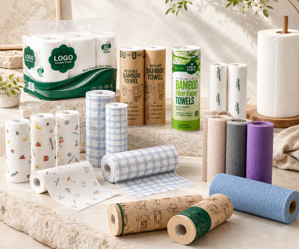 Wholesale kitchen paper towel products in multiple packing formats