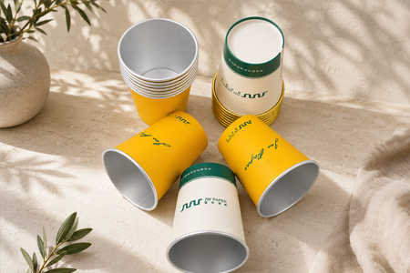Wholesale paper cold cups for iced coffee and juice service