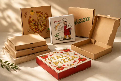 Wholesale paper pizza boxes for restaurants and delivery service