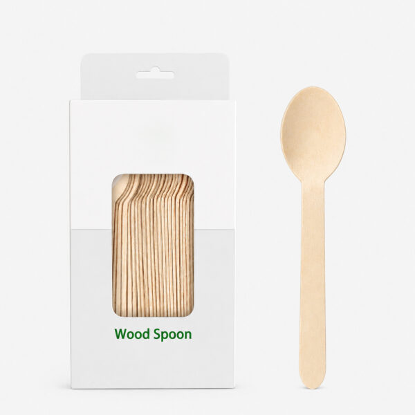 Wood Spoon with Retail and Individual Wrap Packs Wood Spoon with Retail and Individual Wrap Packs
