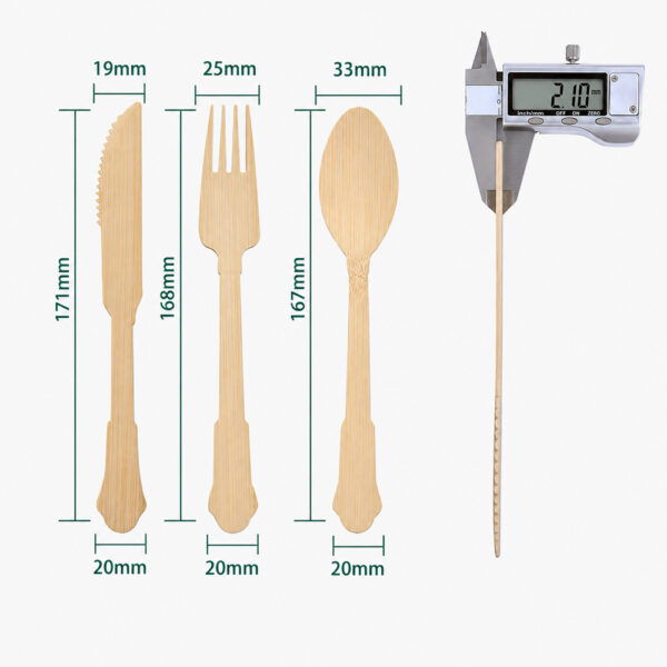 Wooden Disposable Cutlery Set for Foodservice Wooden Disposable Cutlery Set for Foodservice