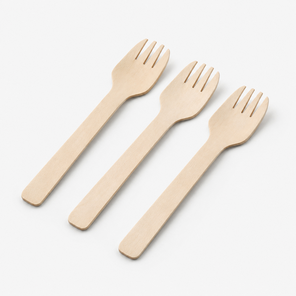 Wooden Disposable Forks for Foodservice Supply