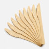 Wooden Disposable Serrated Knife for Bakery Service Wooden Disposable Serrated Knife for Bakery Service