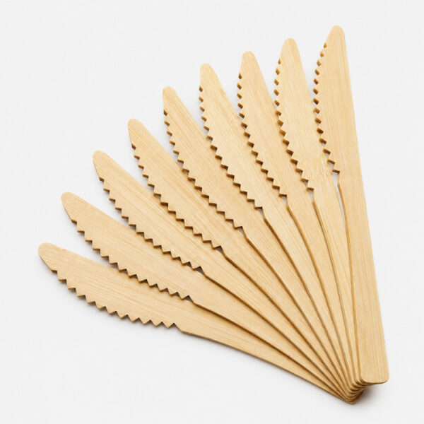 Wooden Disposable Serrated Knife for Bakery Service Wooden Disposable Serrated Knife for Bakery Service
