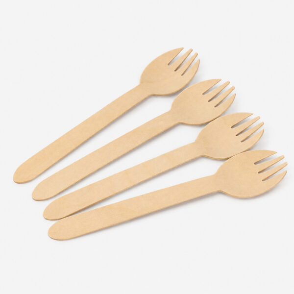 Wooden Disposable Spork for Takeaway Catering Wooden Disposable Spork for Takeaway Catering