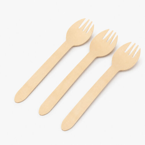 Wooden Disposable Spork for Takeaway Catering
