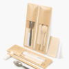 Wrapped Bamboo-Style Chopstick and Spoon Set