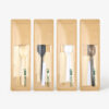 Wrapped Bamboo-Style Chopstick and Spoon Set