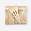 Wrapped Wooden Spoon for Foodservice Supply Wrapped Wooden Spoon for Foodservice Supply