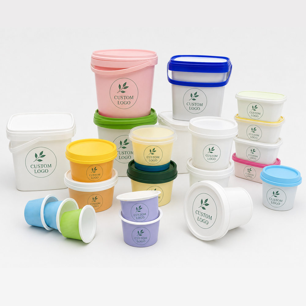 Yogurt Cup with In-Mold Label for Dairy Food Packaging