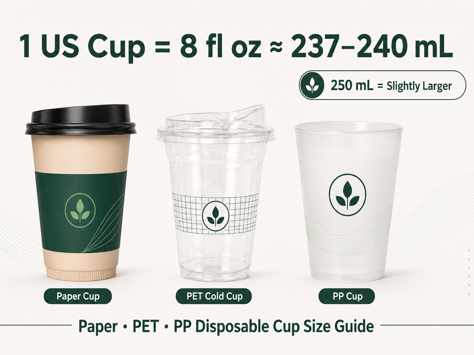 How Many Ounces in a Cup 8–32 oz Disposable Cup Size Guide