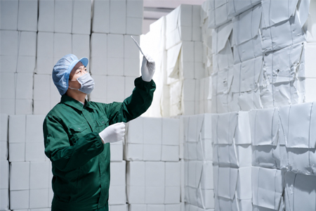 Quality control inspection process for disposable foodservice packaging manufacturing